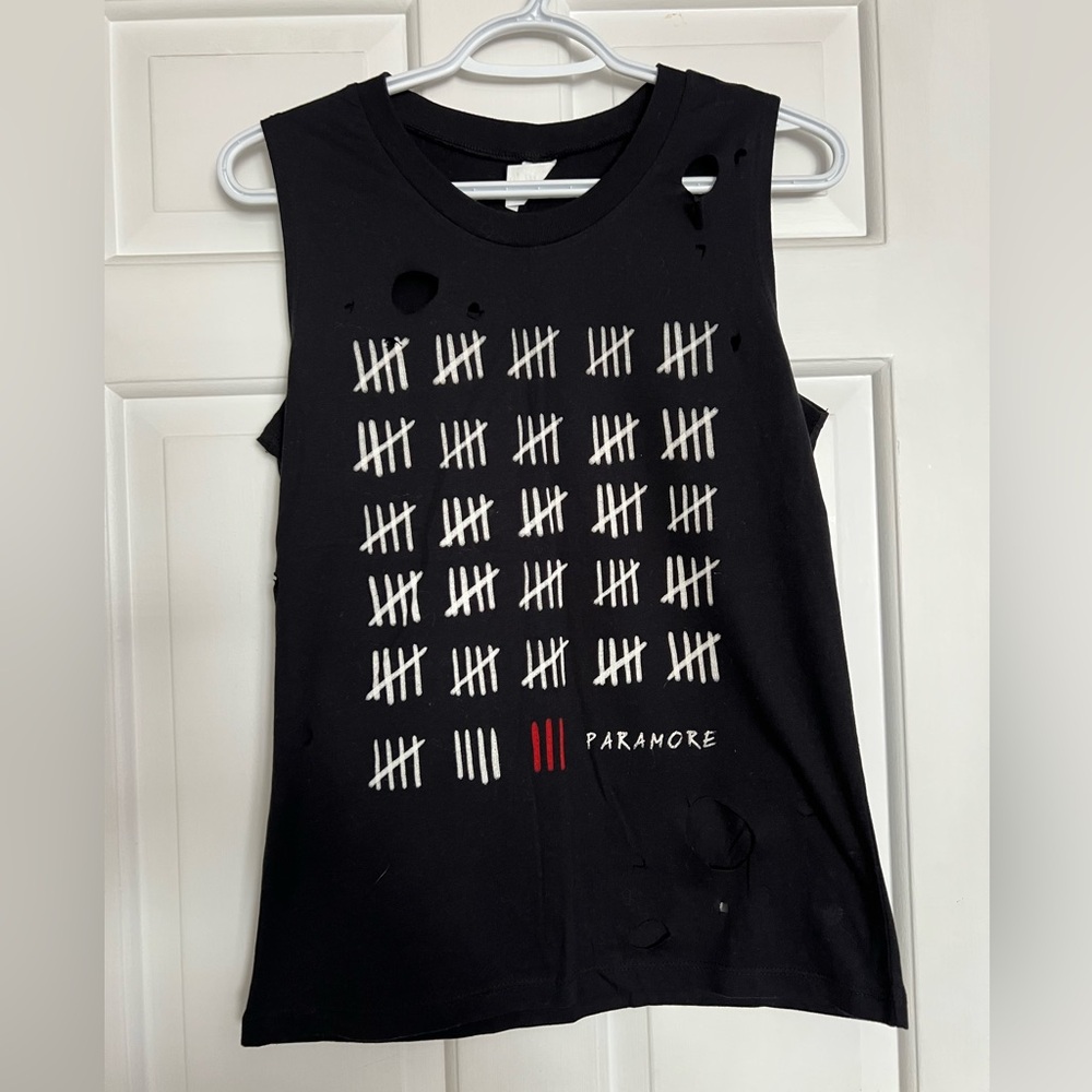 Paramore - Black Sleeveless Graphic Tee
